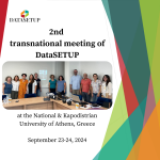 2nd transnational meeting of DataSETUP in Athens, Greece